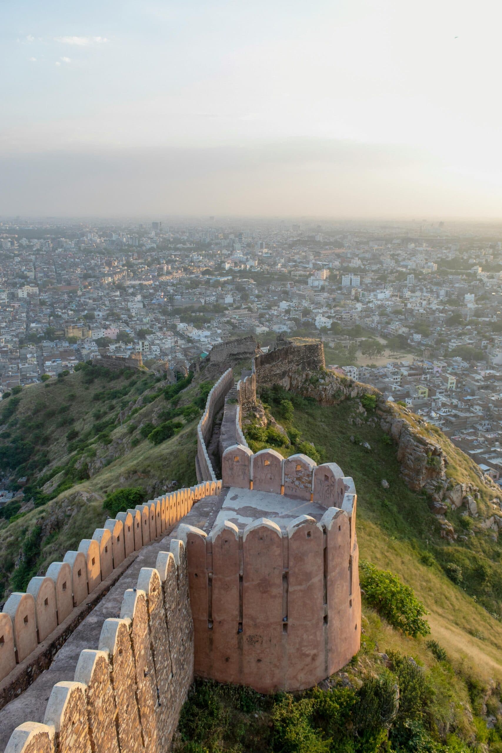 Majestic Rajasthani architecture with ornate details in the land of kings