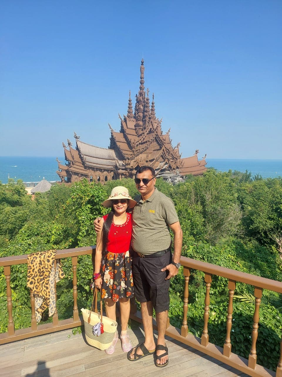 Client travel memory — scenic destination experience